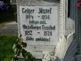 J�zsef GEIGER (p.szemesi Gy�rgy �g.)