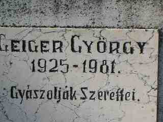 Gy�rgy GEIGER (p.szemesi Gy�rgy �g.)